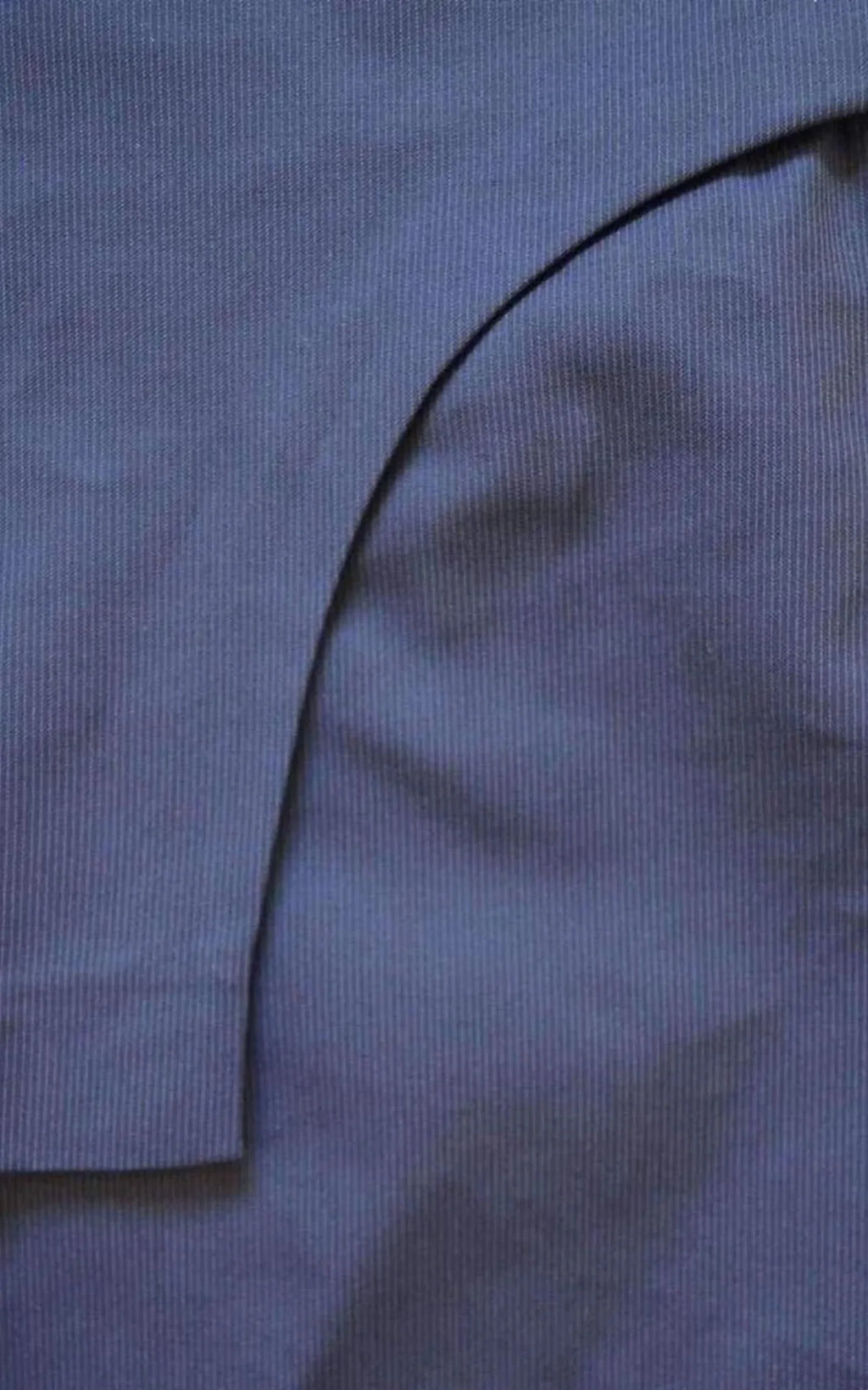 Skirt Side Asymmetric Striped Side