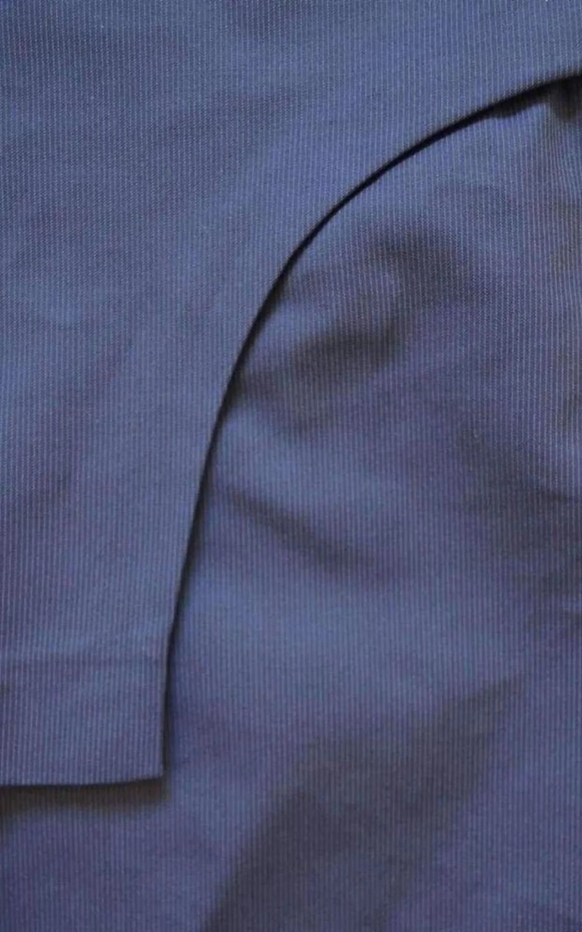 Skirt Side Asymmetric Striped Side
