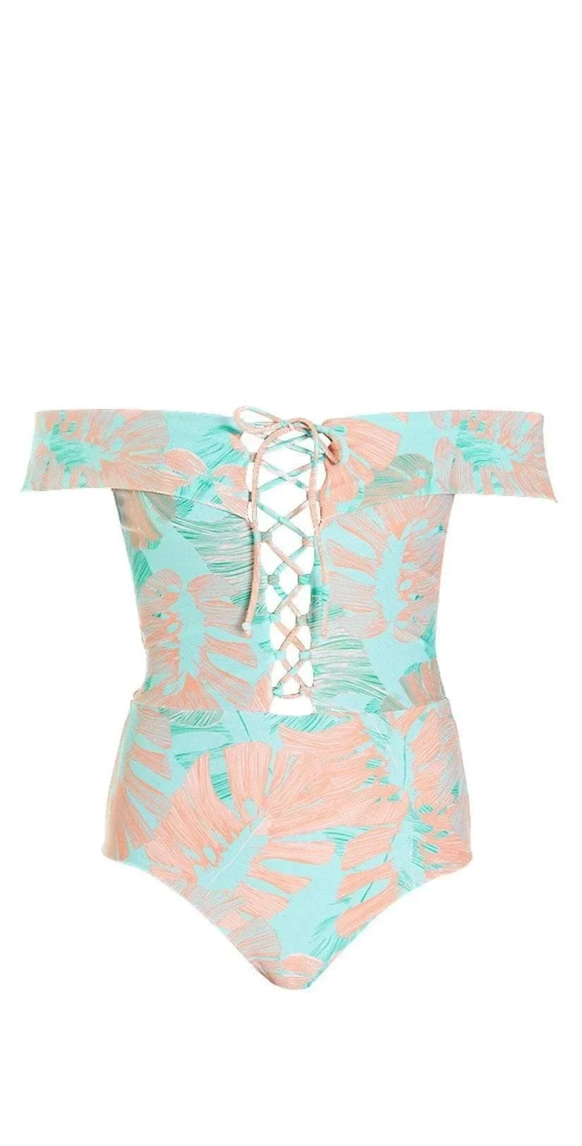 12 US L*Space Anja BUNGALOW Piece PALM Swimsuit, One