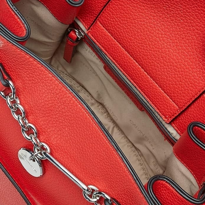 Klein Novelty Lennon One Calvin Crimson Shoulder Size Bag