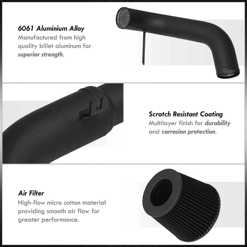 Black LX 2007 08 Intake 2011 Induction Filter CAI 11 + Civic Air Pipe 2006 Piping 07 06 2009 1.8L Compatible/Replacement EX DX Distributors For 2008 10 JDM AJP Cold System L4 09 Honda Aluminum 2010