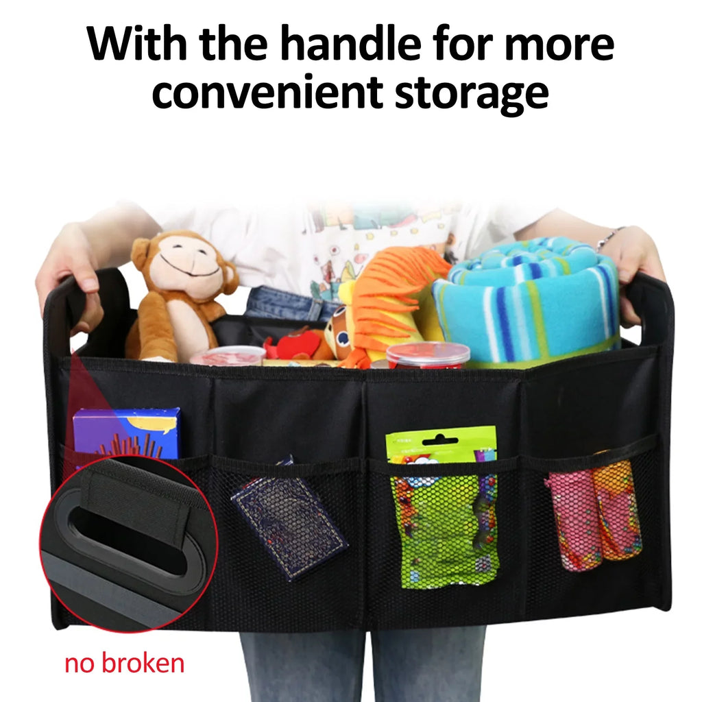 Car Trunk 55L Storage Cargo Docooler Cloth Organizer Organizer Folding Box Trunk Automotive Car Box Storage Oxford Car