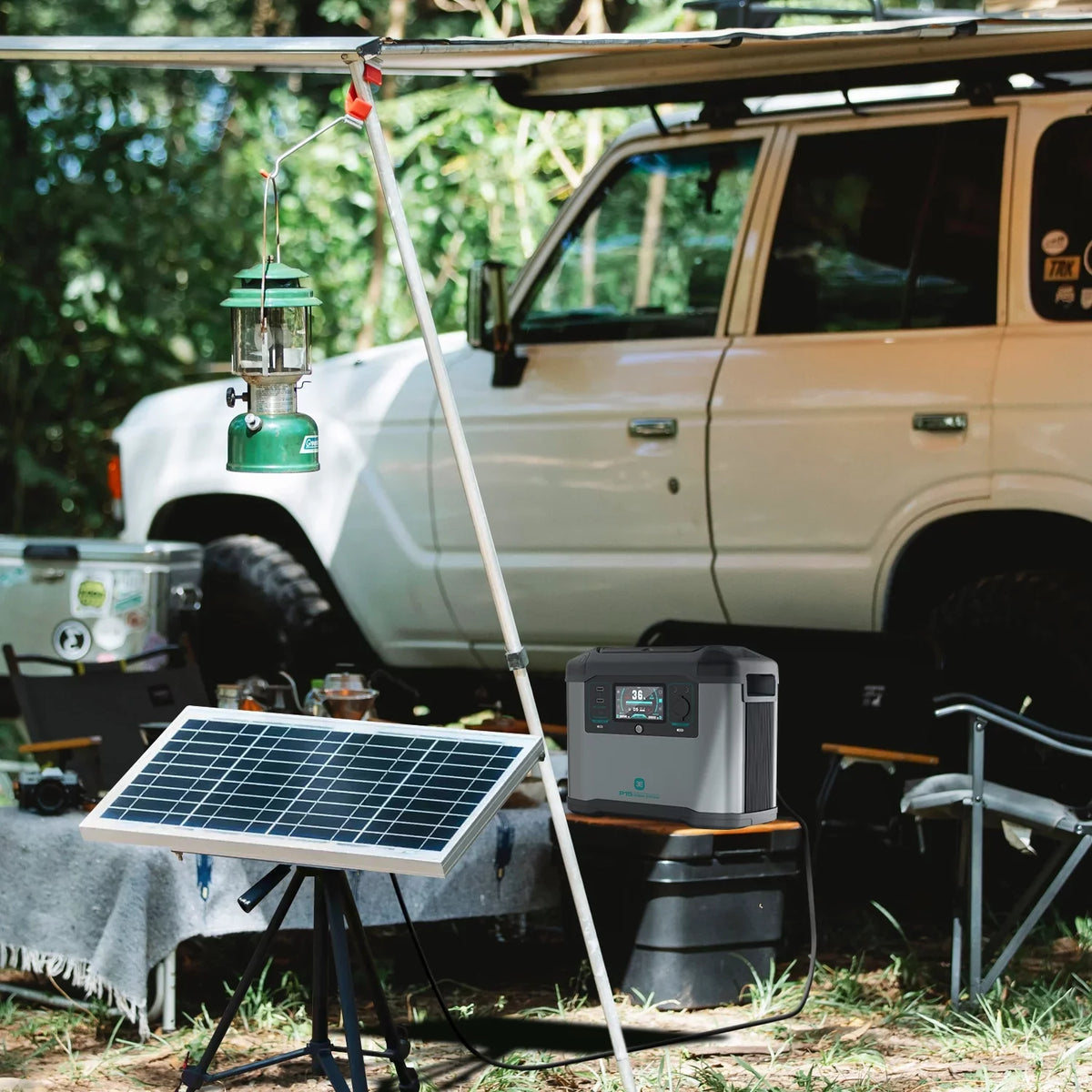 Use Camping Emergency Station Power Quick Battery Charge, WHDZ up 8 Portable Generator Devices,Backup Solar 1008Wh,1500W to for Charge Home