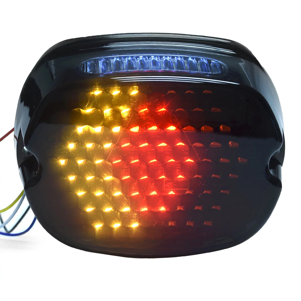 with Headlights FLHTCU Smoke Fits Classic Round Electra 1999, Running Compatible 6-1/4" Light Ultra Signals Turn Profile Most 2007-2014 Low Harley Brake - Tail Light Krator Glide Light Davidson LED