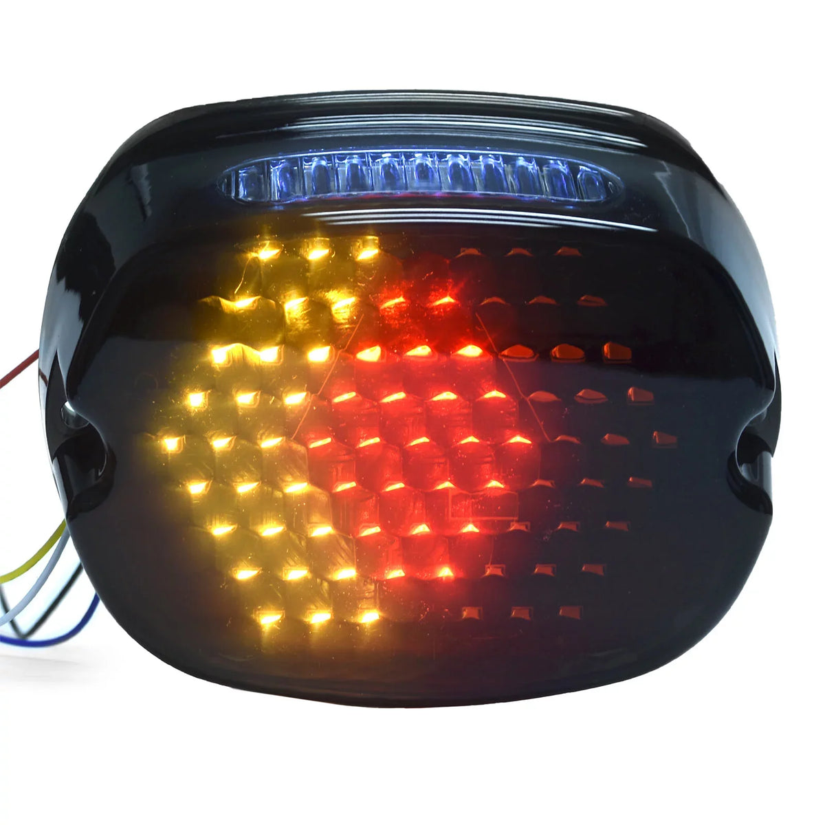 with Headlights FLHTCU Smoke Fits Classic Round Electra 1999, Running Compatible 6-1/4" Light Ultra Signals Turn Profile Most 2007-2014 Low Harley Brake - Tail Light Krator Glide Light Davidson LED