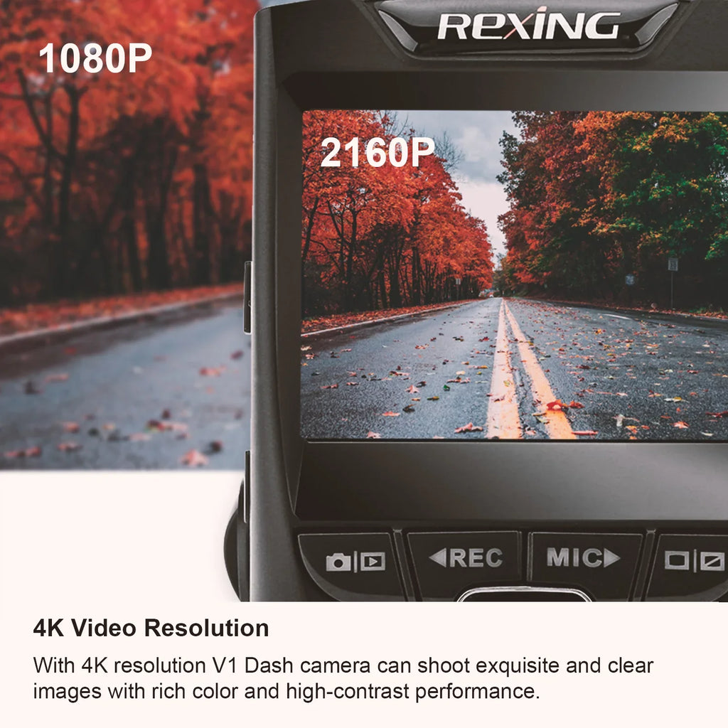 Car HD Cam Dash Ultra Rexing V1-4K