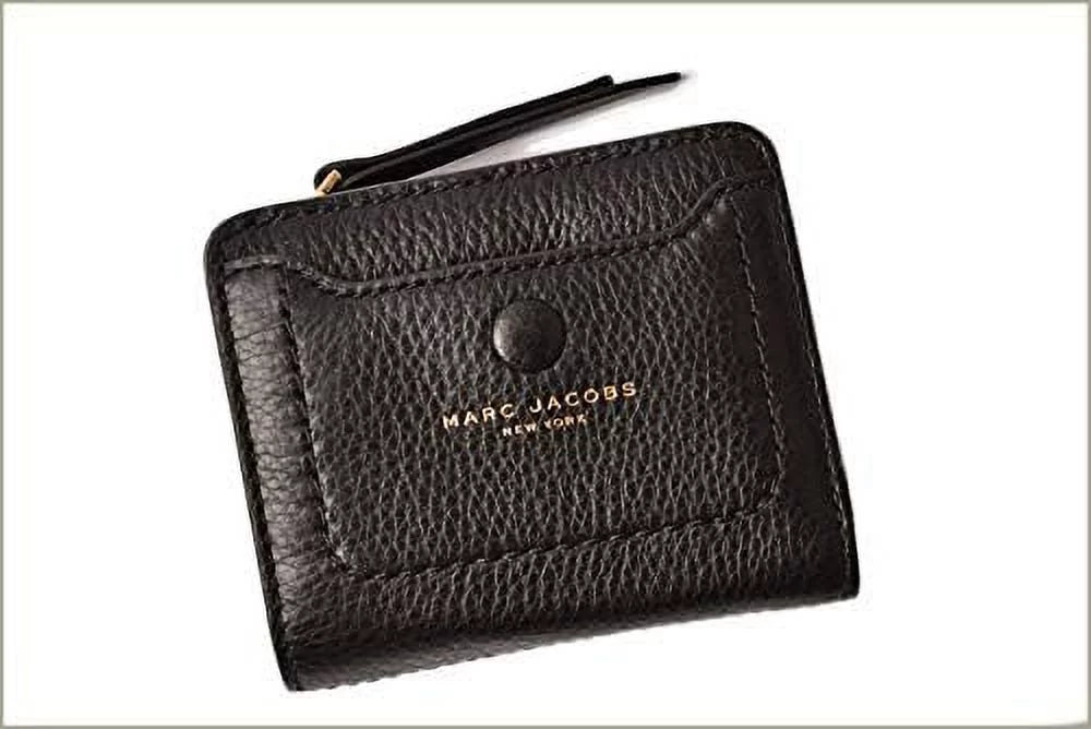 Marc Mini City Empire Leather Women's Black M0014215 Wallet Compact Jacobs Leather