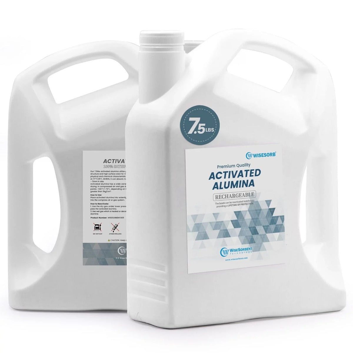 Activated 7.5LBS Reusable Dehumidifier Alumina, Wisesorb Alumina Desiccant, Desiccant