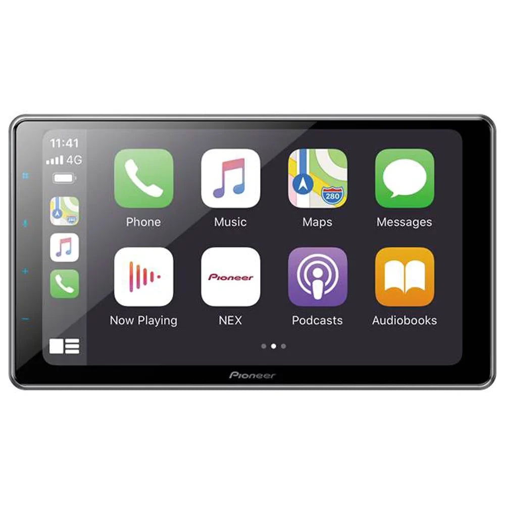 & Receiver 1-DIN Camera License Pioneer Plate Media New DMH-WT7600NEX Digital 9"