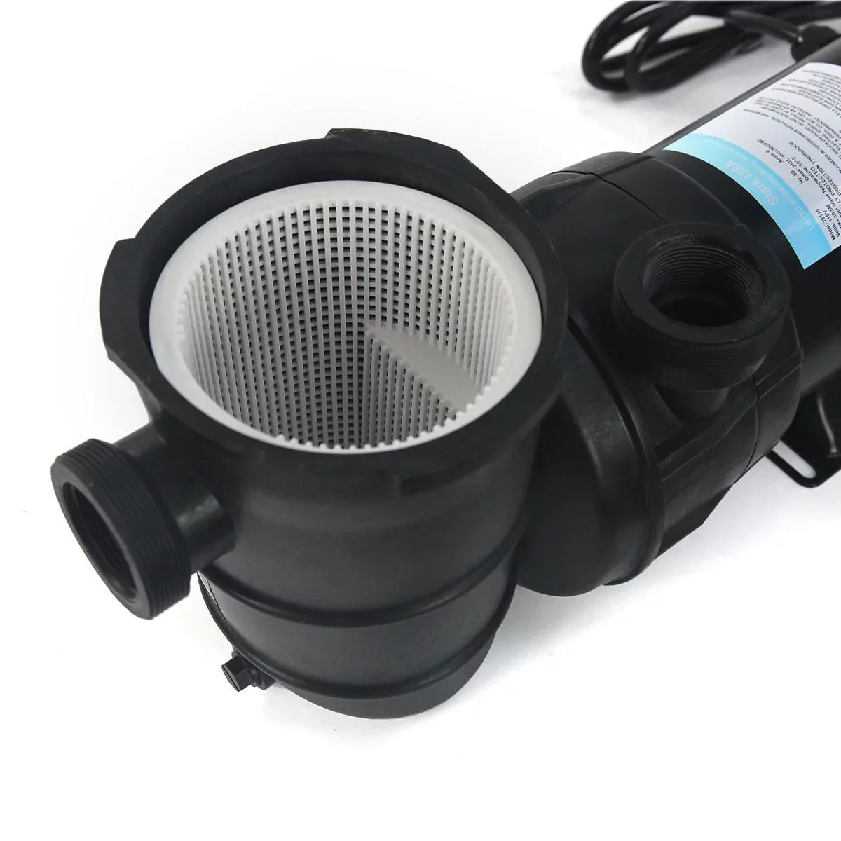 Self Filter Ground 1.5 Swimming HP 2-Speed Pump Pool XtremepowerUS Above 2" Strainer Prime Basket Spa Variable