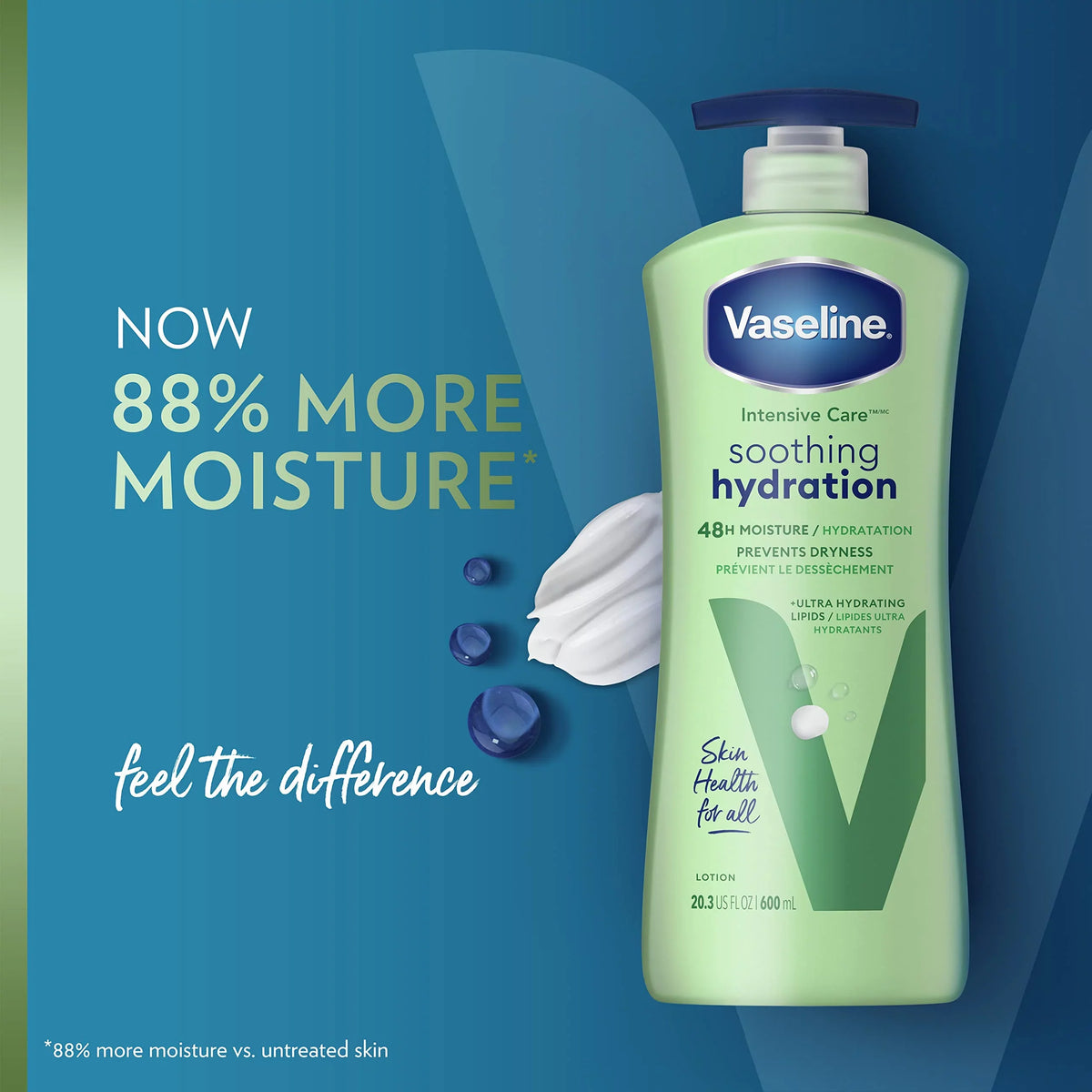 Care Body 4 With Lipids Hydration Extract 20.3 Aloe Ultra-Hydrating + Dry Vera Intensive Aloe Skin Oz. Lotion Ct Vaseline 1% Soothing For
