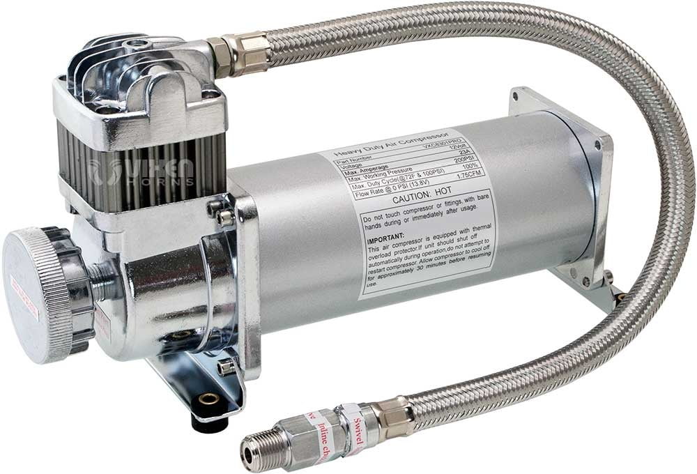 System- Tank, Trumpets. Fits for Aluminum Train Vehicles dB. 3 Vixen Air Pickup/Jeep/SUV Complete Onboard 200psi Trucks/Car/Semi. Horn Kit Gallon Super VXO8330APRO/4124XC 4 Compressor, Loud Horns like