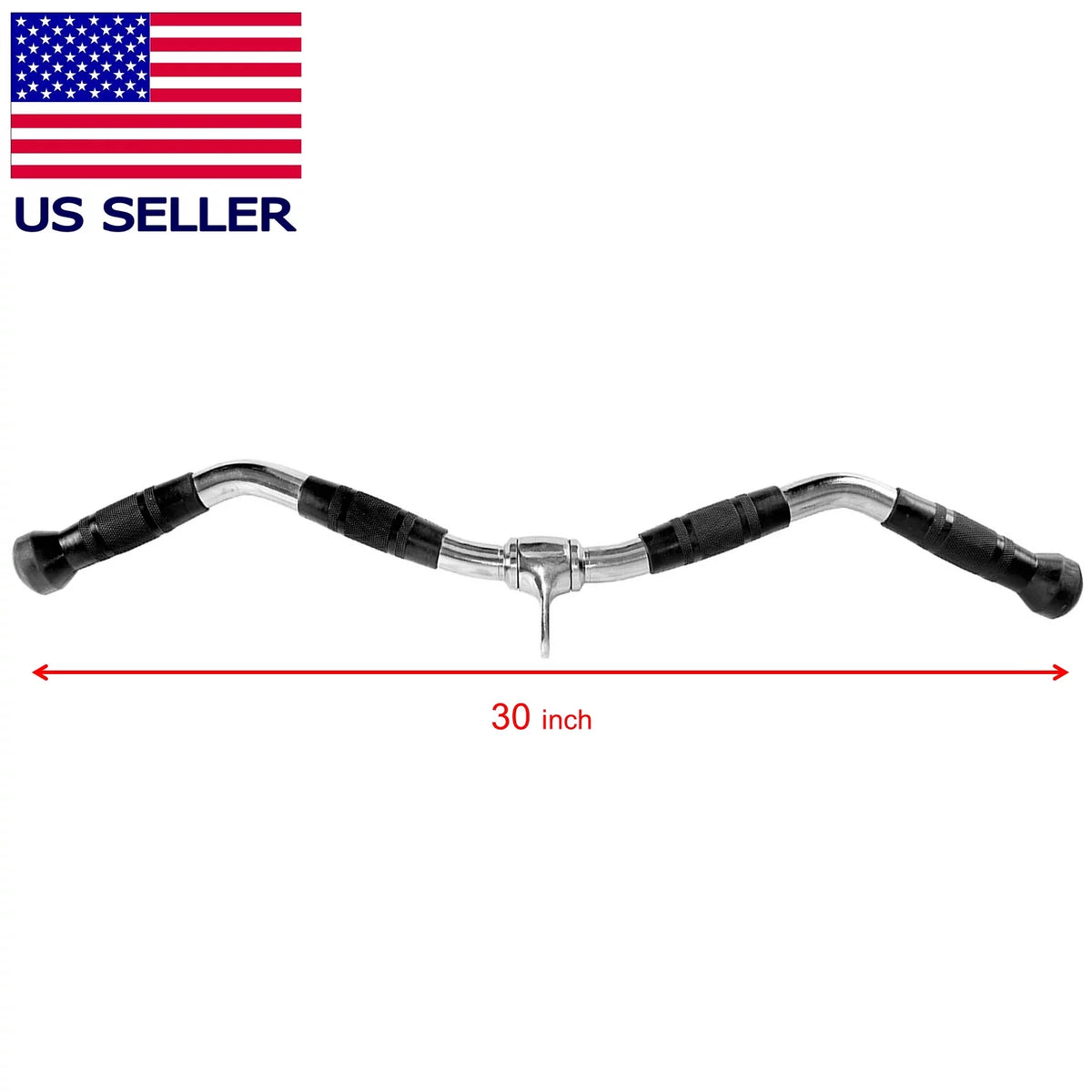 30 curl bar accessories workout men tricep pushdown handle triceps Fitness Maniac down pull cable attachments gym exercise attachment tricept home bar inches for machine