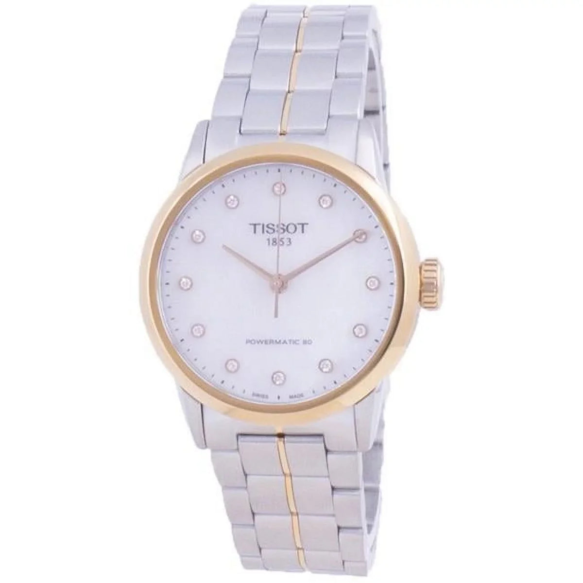 Powermatic 80 Diamond Lady Watch, Luxury Black Automatic Accents Women