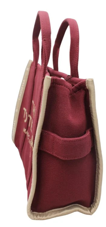Women's The M0017025-610 Small Size Tote, (Merlot, One Leather Red) Marc Jacobs