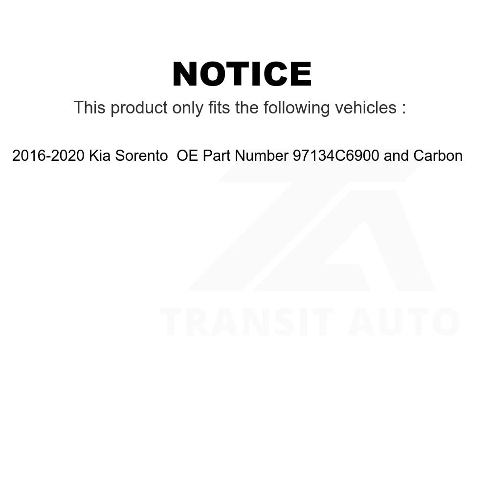 Carbon Number (3 Filter Cabin K54-100146 Pack) Sorento For Air Part Kia 97134C6900 2016-2020 OE