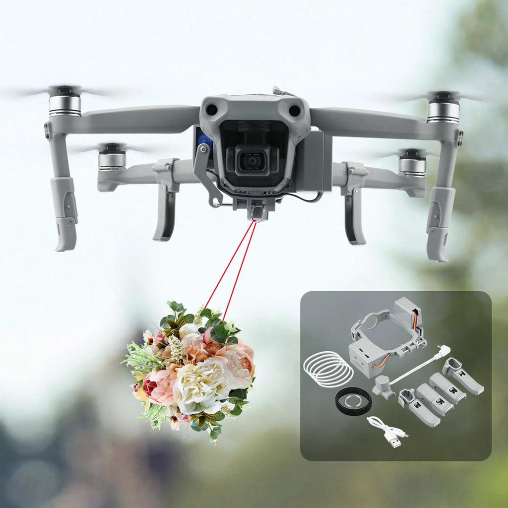 Release 2/Air Airdrop Device Air 2s Kit System Proposal With Mavic Delivery Compitable Airdrop Payload Drop Follow Device Wedding