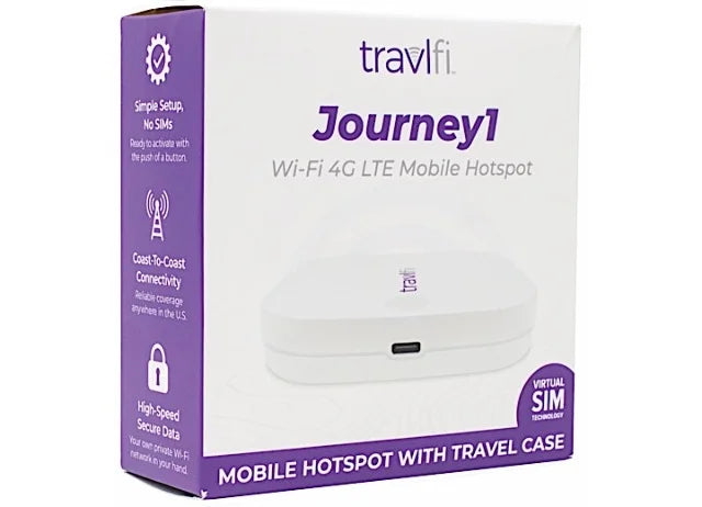 1112.1027 Carrying LTE Device Travlfi WiFi Journey1 Mobile Case w/ Hotspot