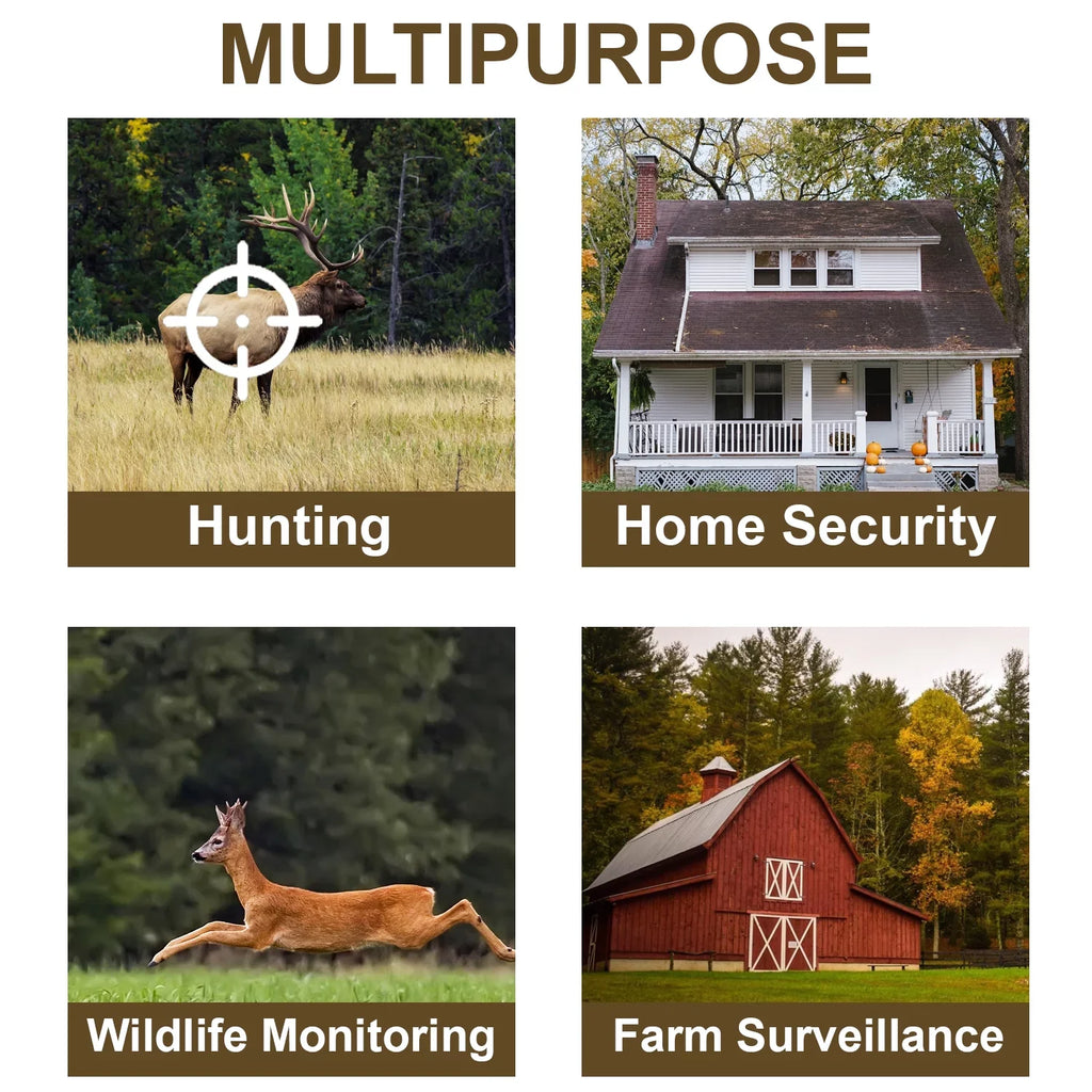 Rexing CMOS Trail for Surveillance 4K H2 Outdoor, Camera Sensor Wi-Fi Motion Cam W/ 20MP Hunting