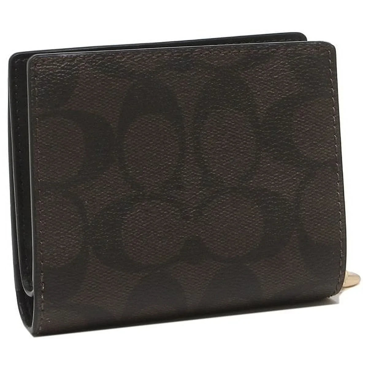 Black) (Brown Snap In Canvas / Women's Signature Coach Wallet