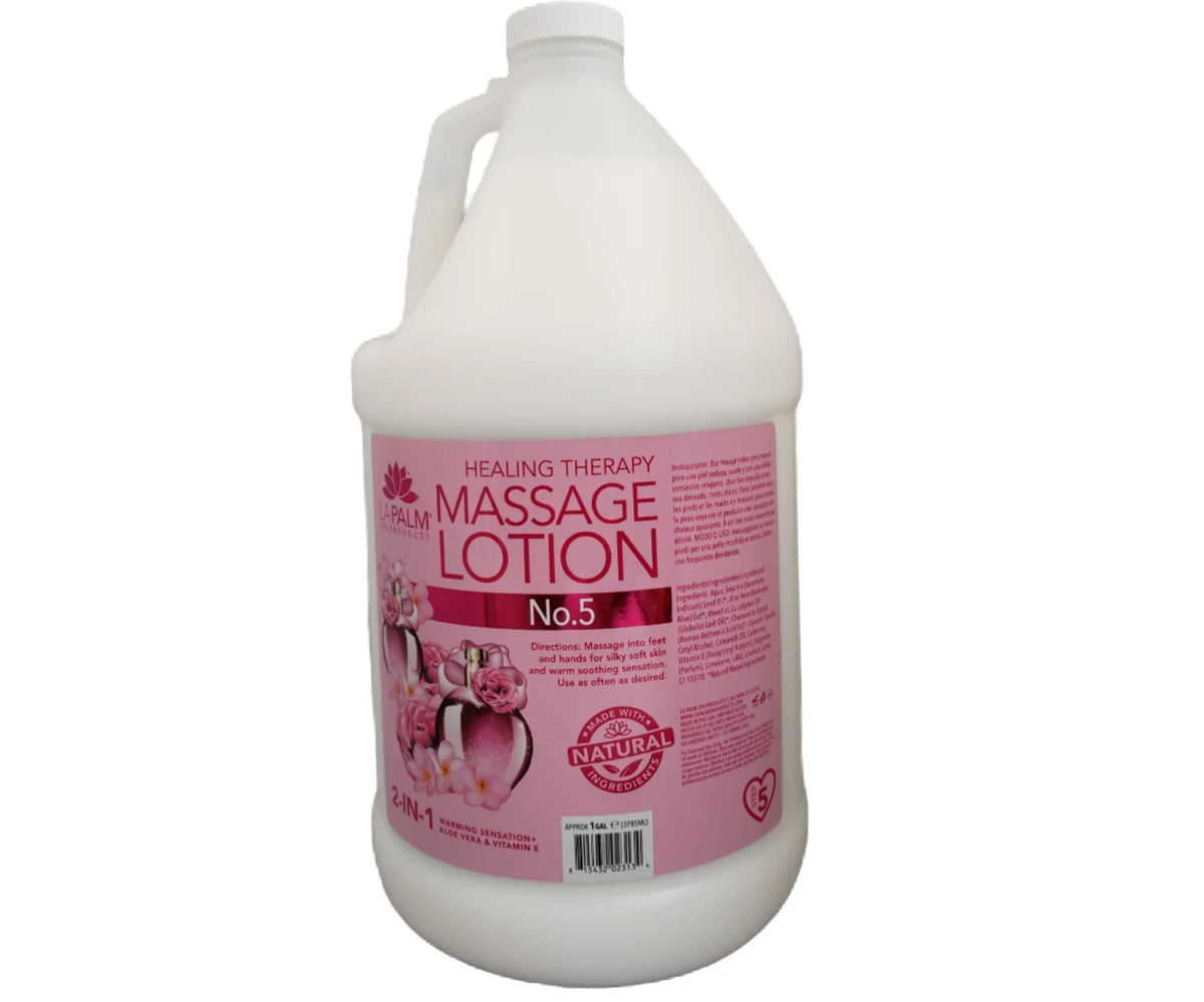 5 Healing Spa 1 Massage Body - - LaPalm size Lotion No. Therapy Gallon
