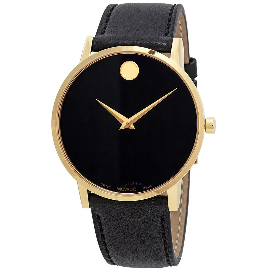 Watch Museum Black 0607271 Men's Classic Movado Dial
