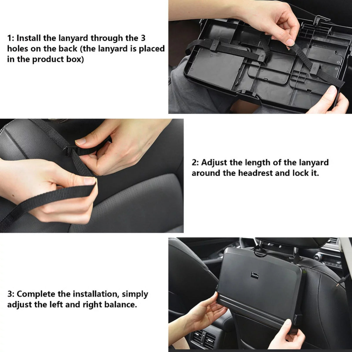 Work Food Tray Back Food Portable Organizer And Auto Drink Backseat Table Car Table Seat Dining Car And Car Table Tray Foldable