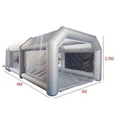 System Booth Inflatable w/ Mobile Filter MIDUO Tent Car Cabin Spray Portable Air Paint