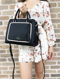 Satchel Spade Place Crossobody Ward Evangelie Kate Bag Tassel Black