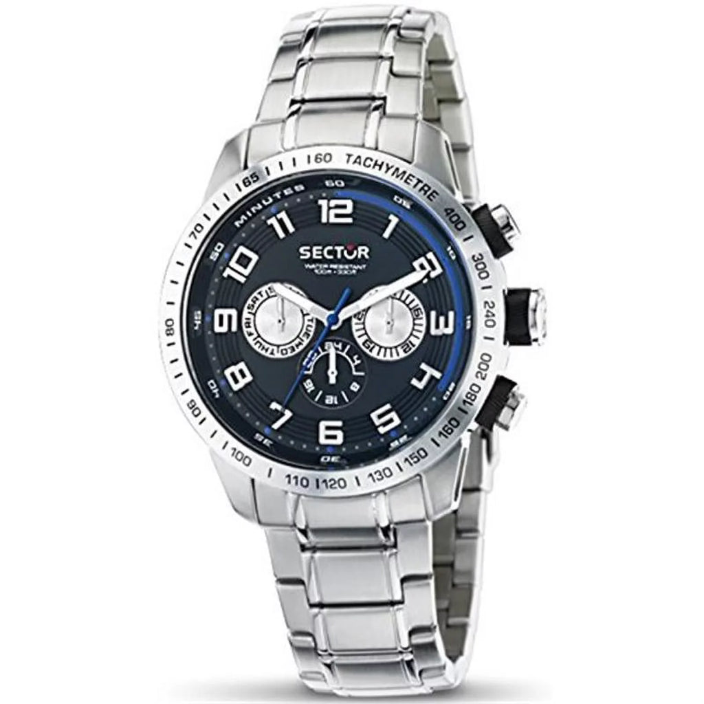 Analog Racing Steel with Triple-Link Stainless Sector Men's R3253575002 Watch Bracelet