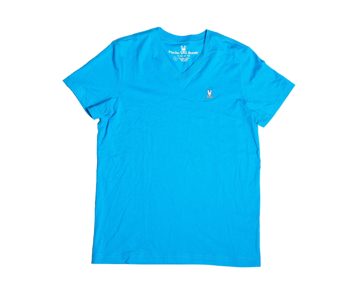 Men's Psycho Tee V-Neck BlueS Classic Bunny BunnyPsycho ShirtAtlantic