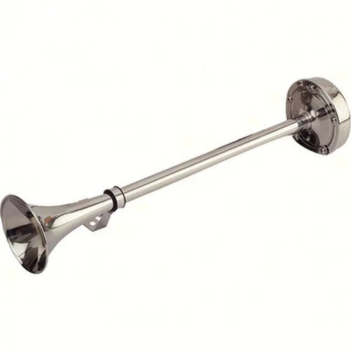 Molded 16" and Single Motor Stainless 12V DB Sea-Dog 118 5A Horn, Maxblast 431510 Housing Line Trumpet