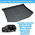 Liner Mats Rear to Cargo Jeep TPO 2011-2021 Trunk Cherokee for Clean Easy Grand