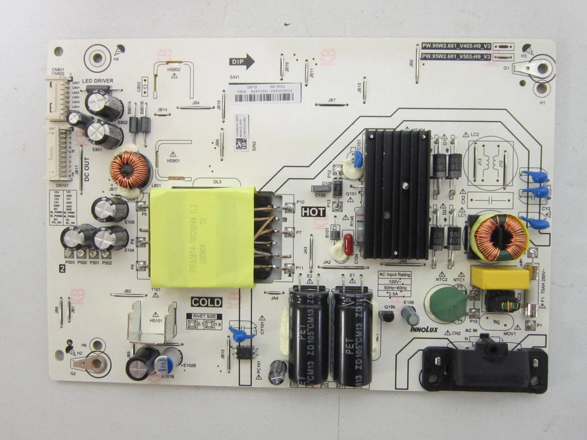 (PW.95W2.681, 6M04B0002L000 Power B0002L000) Vizio V505-H9 Supply