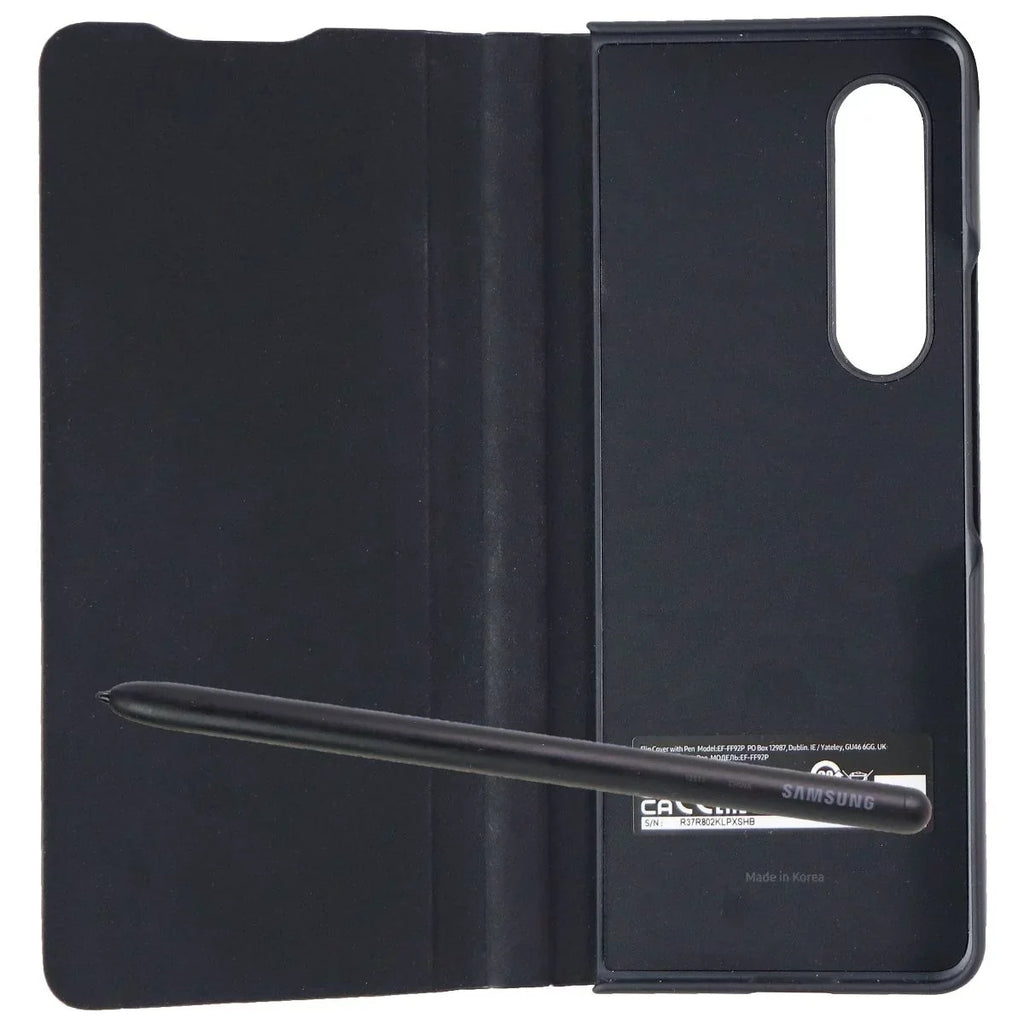 Samsung Z 5G Galaxy (EF-FF92PCBEVZW) with Pen Black Cover Fold3 - Flip for