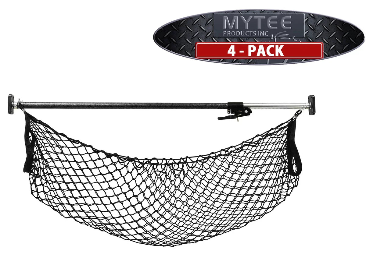 Net w/ Small Bar Cargo (4 and for Bed, SUV, 40" Trailers Pickup Truck Pack) 70" Storage Use in - Adjustable