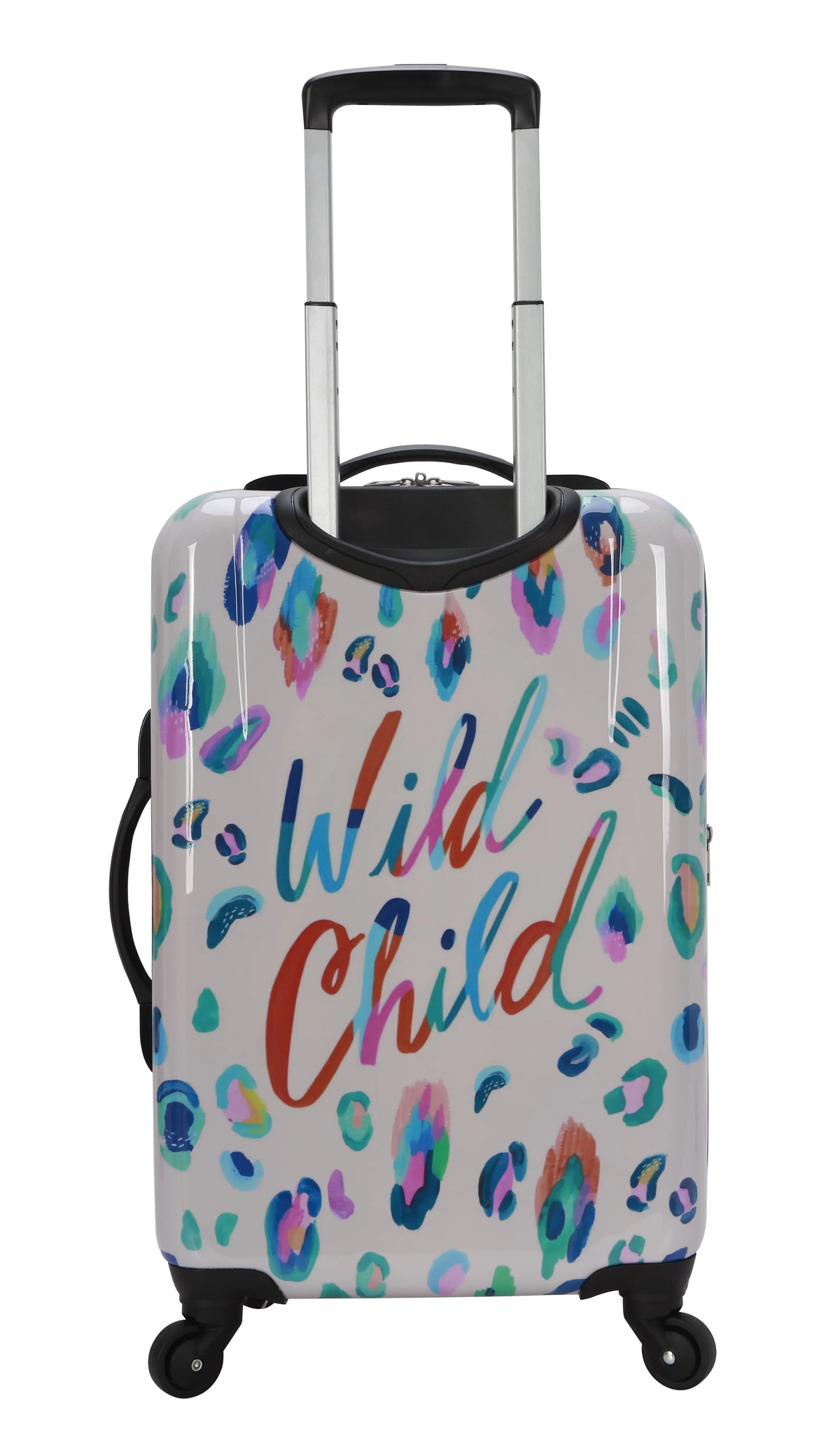 Hardside Leopard 21" Wild EttaVee Leopard Luggage, Print Child Cream
